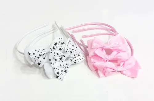 Pack X 3 Vinchas Para Pelo Nenas En Colores Surtidos