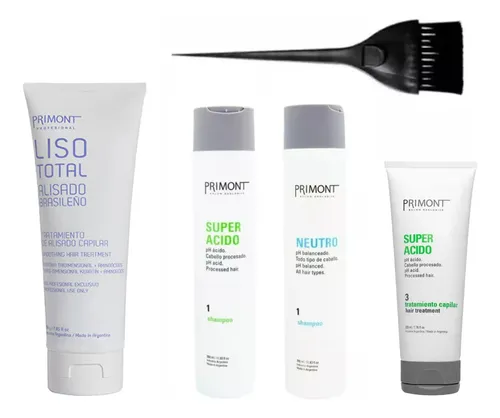 Alisado Brasileño Sin Formol Keratina Set Completo Primont