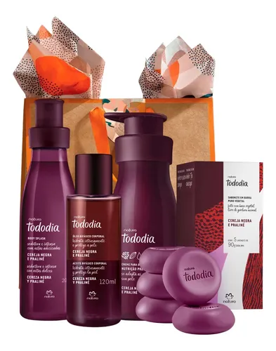 Kit Regalo Cereza Negra Y Praline Tododia Natura Vegano