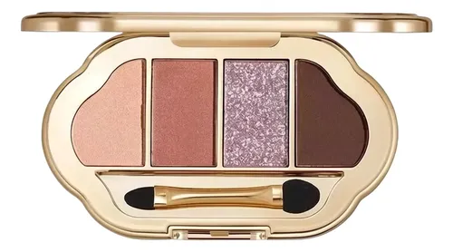 Paleta De Sombras Nude 4 Colores, Larga Duración