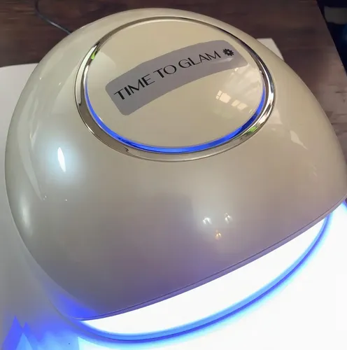 Cabina Secado Profesional Uñas UV LED Time To Glam F4 Blanco Perlado