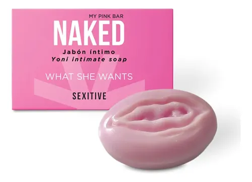 Jabón Íntimo Femenino My Pink Bar Naked Sexitive 1 Unidad