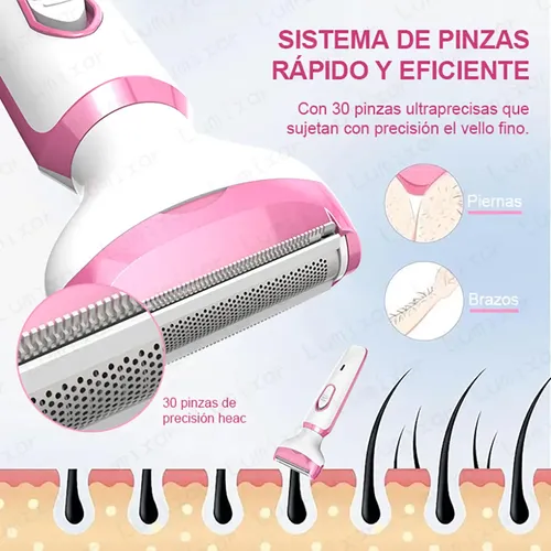 Depiladora Para Bikini Mujer 3 En 1 Recargable Portátil Electrica Rasuradora Húmeda o Seca ENCHEN MEX-ENCHEN-A2-PINK rosa