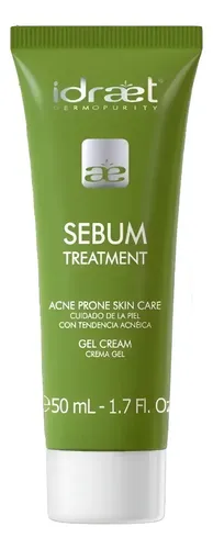 Crema Gel Regulador Acne Sebum Treatment Matifica 50g Idraet