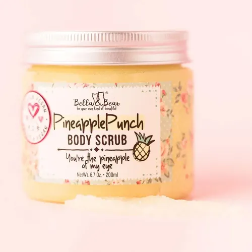 Exfoliante Corporal Bella & Bear Pineapple Vegan 200 Ml