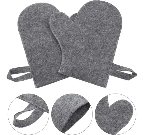 Guantes De Sauna Tehaux 2 Uds Exfoliantes 29×24 Cm