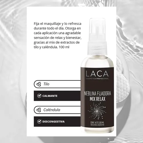 Neblina Fijadora Mix Relax Laca Maquillaje