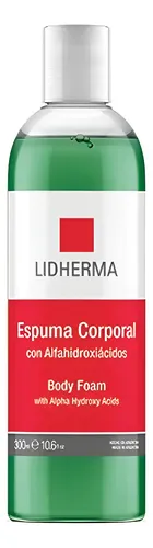 Lidherma Espuma Corporal Gel Jabonoso Celulitis Flaccidez