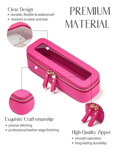 Bolsa De Maquillaje Transparente Para Viaje Y Cosméticos, [