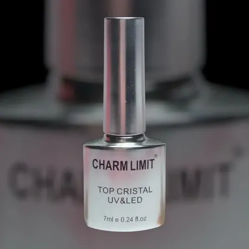 Top Coat Cristal Uv/led Charm Limit Esmalte Semipermanente Color Transparente cristal