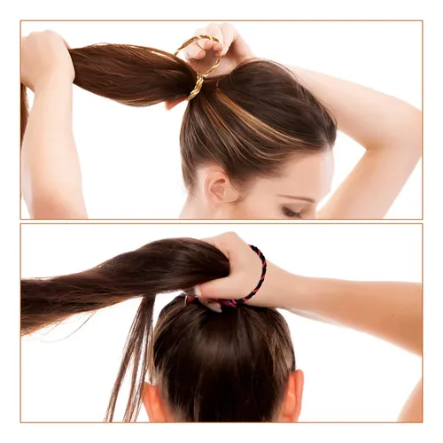 10 Cintas Trenzadas Para El Cabello, Cuerdas Elásticas Para
