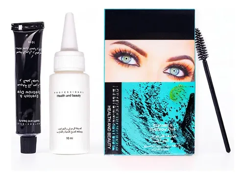Kit Profesional Semipermanente Para Cejas Y Pestañas Negras