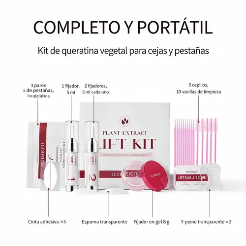 Set Levantamiento De Pestañas Lash Lift Completo Profesional