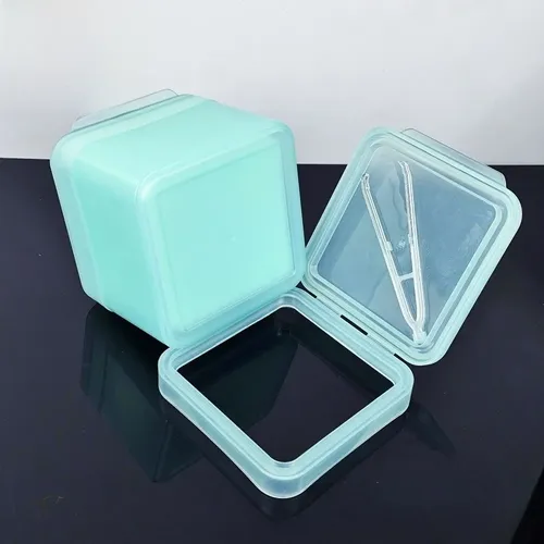 Caja De Algodón Para Desmaquillar, Doble Capa