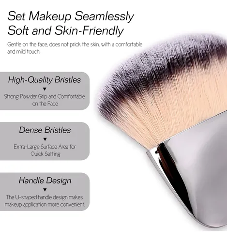 Set De Brochas De Maquillaje Jaasuee Mini Loose Powder Blush