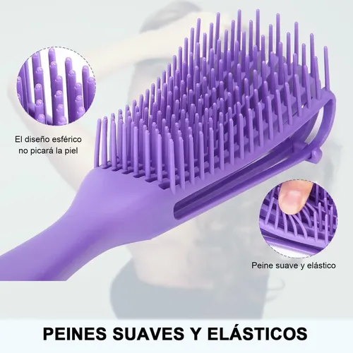 Set De 4 Cepillos De Peluquería Cepillo Para Cabello
