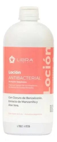 Locion Antibacterial Higienica Benzalconio X 500 Ml Libra