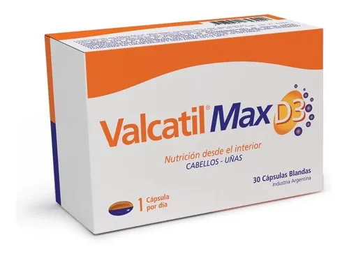 Valcatil Max D3 X 30 Capsulas – Anticaida Cabello – Panalab