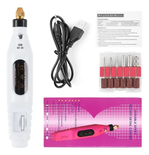 2026torno Para Manicure Lima De Uñas Electrico + Kit De Mani