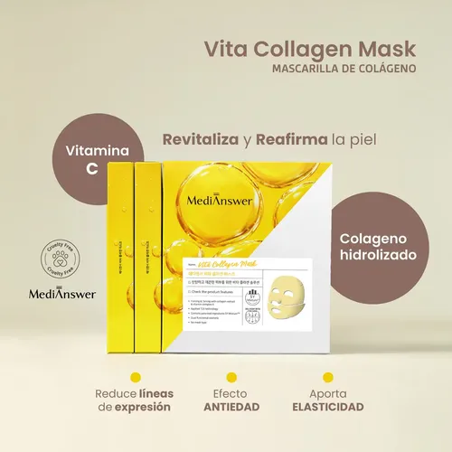Mascarilla Coreana Vita Colageno, Medianswer 37g