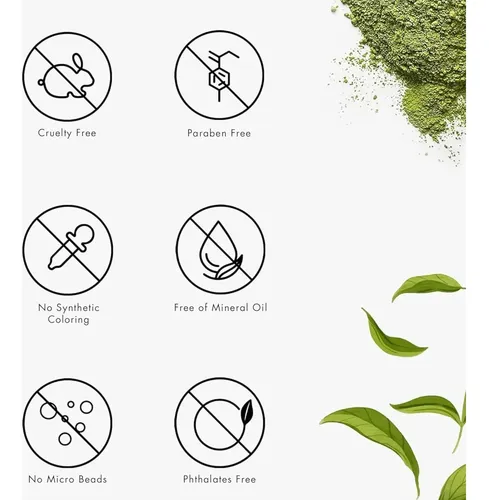Exfoliante Corporal Y Facial Kitao Con Matcha Y Acai 313 Ml