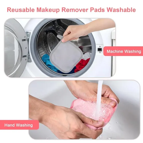 15 Paños Desmaquillantes Reutilizables, Microfibra Ultrasuav
