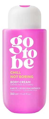 Crema Corporal Chill Not Boring 340ml Go To Be Karité Y Ácido Hialurónico