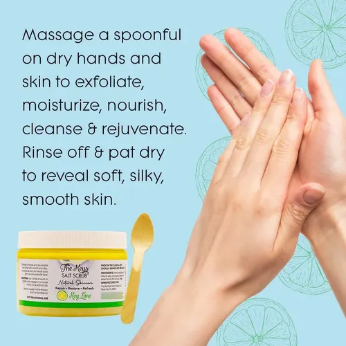 Exfoliante Corporal The Keys Sal Marina Con Lima 350 Ml Con