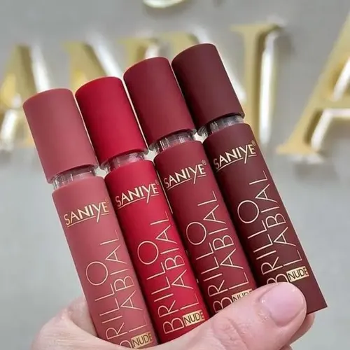 Labial Liquido Nude Saniye Acabado Brillante Larga Duracion