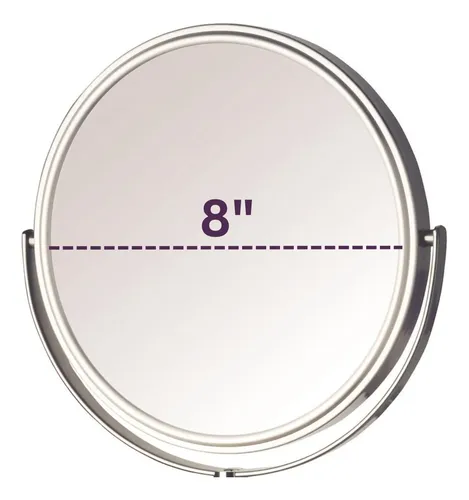 Espejo De Maquillaje Jerdon De Pared Con Aumento De 5 Aument