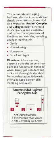Hada Labo Tokyo Hidratante Facial Antienvejecimiento 50ml Tipo De Piel Todo Tipo De Piel