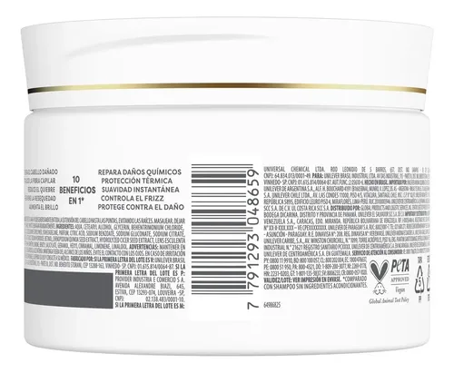 Máscara Dove Regeneración Extrema Ultra Cuidado 300 G