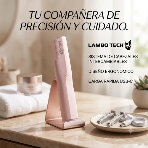 Afeitadora Eléctrica Femenina Corporal Y Facial Recargable