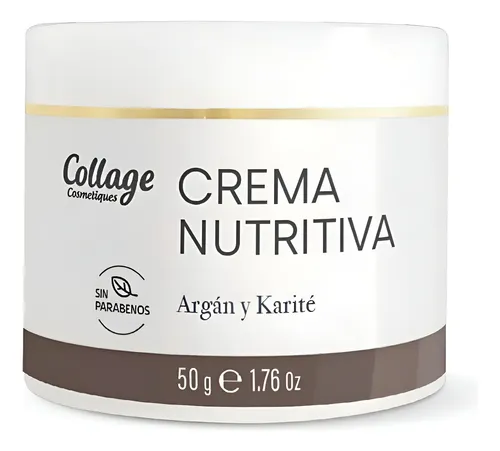 Crema Facial Nutritiva Con Argán Y Manteca De Karité Collage