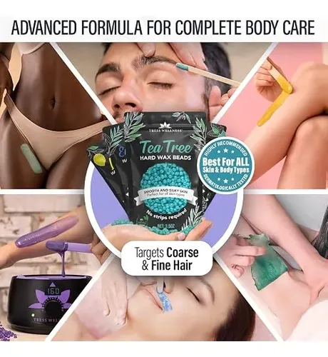 Tress Wellness Perlas De Cera Para Depilar Kit Completo