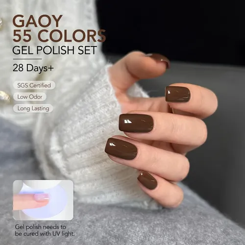 Set 60 Esmaltes Gel Colores Variados Base Y Top Coat