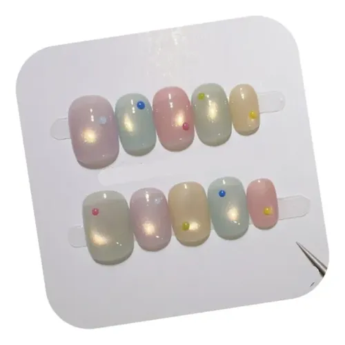 Ofrecemos Alta Calidad. Parche De Uñas Usable De Lunares De