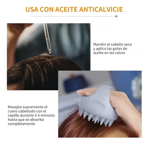 Cepillo De Champú Para Masajear El Cuero Cabelludo, Limpieza