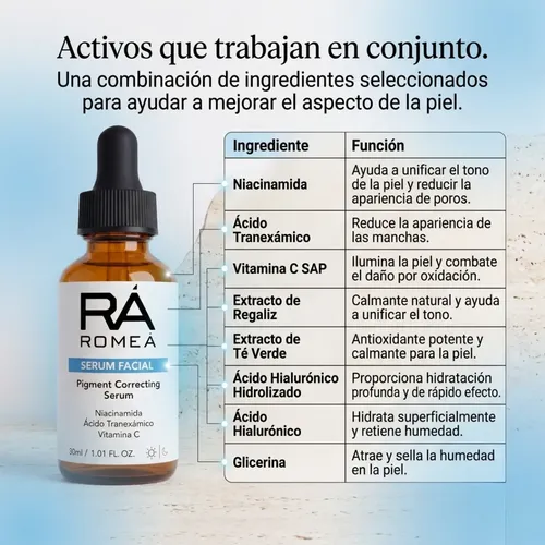 Serum Facial Romea Antimanchas Niacinamida Vitamina C 30ml