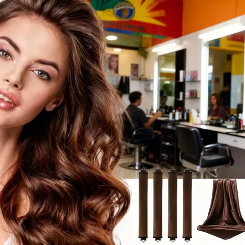 Set Rizador Sin Calor 5 Piezas Con Cinta Y Vincha Suit