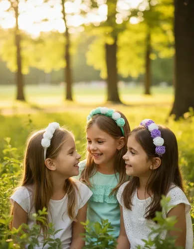 Vincha Nena Flores Color Infantil Accesorios Pelo Pack X 12