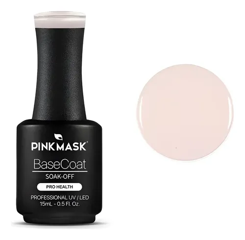 Base Rubber Gel Profesional Pink Mask Para Uñas Uv/led