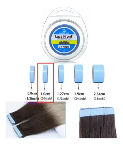 Cinta Bifaz Extensiones De Pelo Natural O Artificial 3 X 1cm