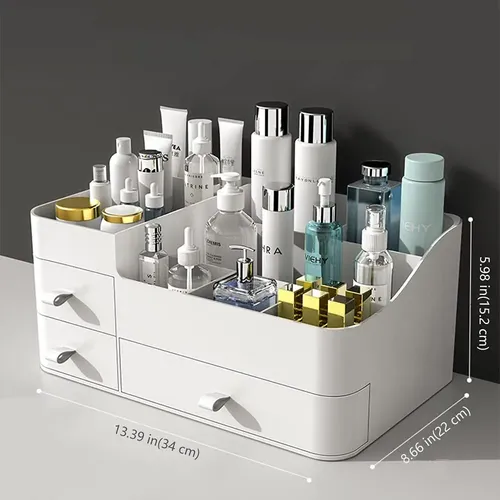 Organizador De Maquillaje De Gran Capacidad De 1 Pieza Con C