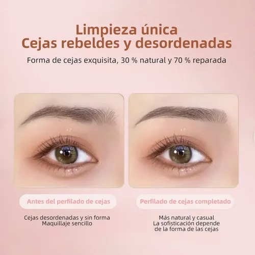 Depiladora Eléctrica Recargable Para Cejas Rosa Gold