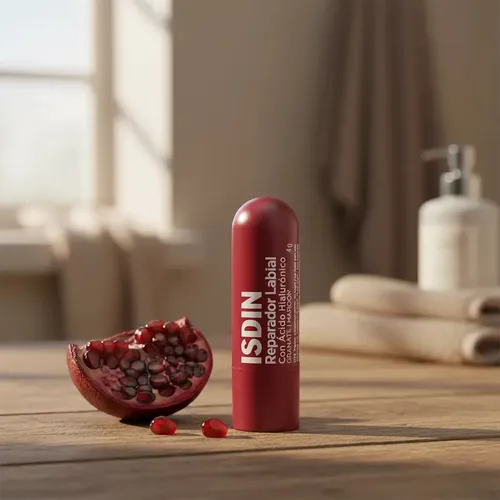 Bálsamo Reparador Labial con a H Color Granate Isdin 4g