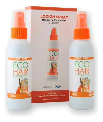 Ecohair Mini Loción Spray – Pack X2 Unidades -75ml C/u