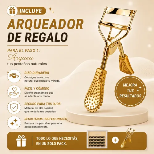 Pestañas Postizas Con Pegamento Autoadhesivas Fácil Aplicar