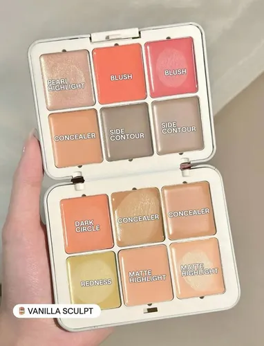 Paleta Multifuncional Maquillaje En Crema Sheglam Vainilla