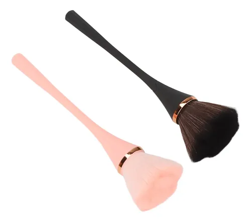 Juego De Brochas De Maquillaje Para Polvo Suelto, 2 Zl